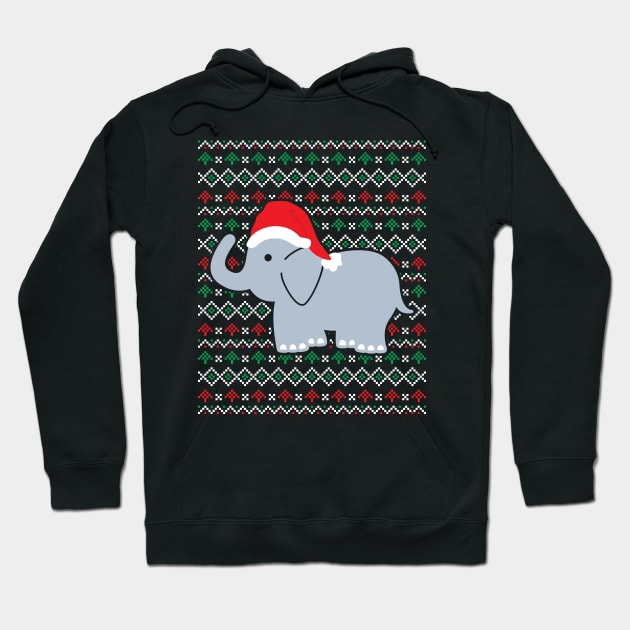 Elephant Ugly Christmas Sweaters Shirt Hoodie by JaiStore